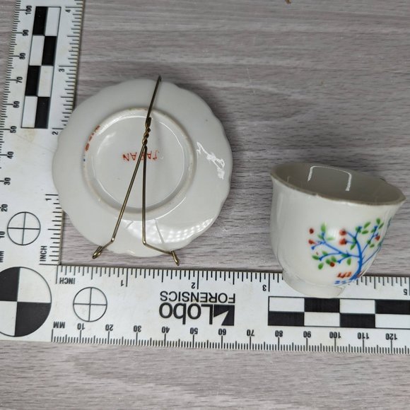 Vintage Miniature Japanese Tea Cup and Saucer - Picture 7 of 7